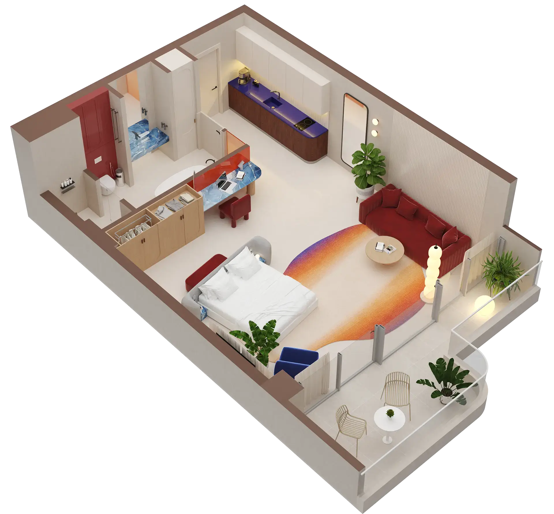 აპარტამენტი 202 — 3D